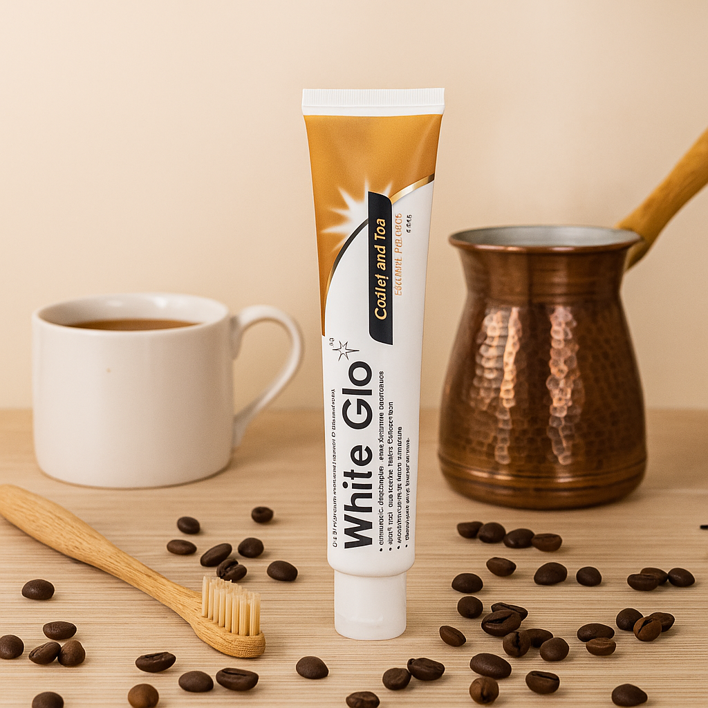 Паста зубная отбеливающая для любителей кофе и чая / White Glo 100 гр ELD_181.png