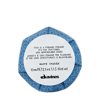 DAVINES SPA Помада моделирующая для текстурных и пластичных образов / Forming pomade it's for textured and rew orkable looks 75 мл, фото 3