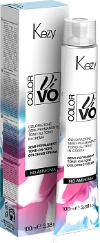 KEZY 7.1 Крем-краска без аммиака для волос, блондин пепельный / Color Vivo No Ammonia 100 мл, фото 2