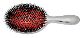 IBIZA HAIR Щетка овальная металлическая, матовая / Burnished XL oval, фото 3