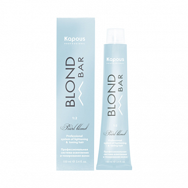 KAPOUS Крем-краска для волос с экстрактом жемчуга корректор красный BB 06 / Blond Bar 100 мл