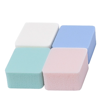 Спонж латексный, большой, цвет ассорти, 4 шт