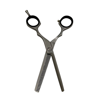 IWOU PROFESSIONAL Ножницы парикмахерские филировочные 6,5 с черными ручками, фото 2