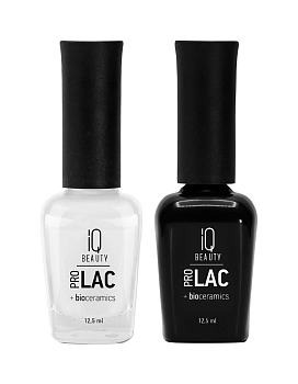 IQ BEAUTY 002 лак для ногтей укрепляющий с биокерамикой / Nail polish PROLAC + bioceramics 12.5 мл, фото 4