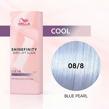 WELLA PROFESSIONALS 08/8 гель-крем краска для волос / WE Shinefinity 60 мл