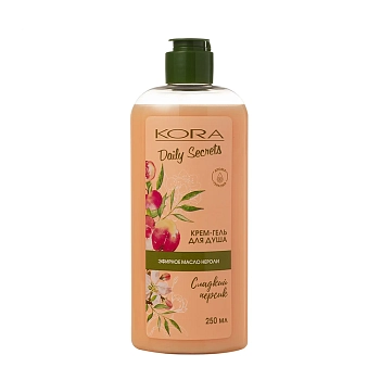 Крем-гель для душа сладкий персик / Daily Secrets 250 мл, KORA