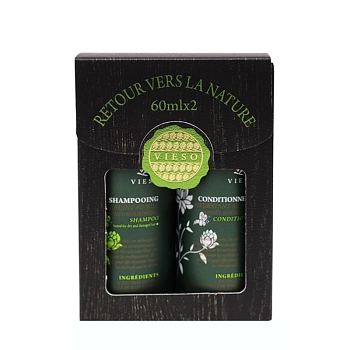 Набор медовый для сухих волос (шампунь +  кондиционер) / Honey 60 мл*2