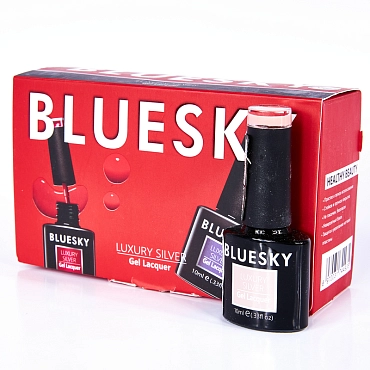 BLUESKY LV277 гель-лак для ногтей / Luxury Silver 10 мл