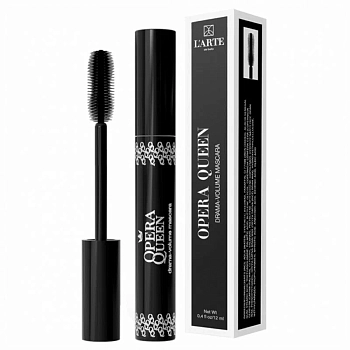 LARTE DEL BELLO Тушь для ресниц густота и объем, чёрная / OPERA QUEEN 12 мл, фото 2