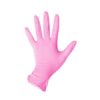 ЧИСТОВЬЕ Перчатки нитриловые розовые L NitriMax 100 шт, фото 1