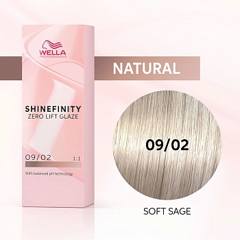 WELLA 09/02 гель-крем краска для волос / WE Shinefinity 60 мл, фото 3