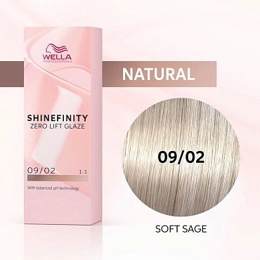 WELLA PROFESSIONALS 09/02 гель-крем краска для волос / WE Shinefinity 60 мл