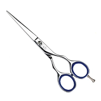 Ножницы парикмахерские прямые 5,5" (синие кольца), DEWAL PROFESSIONAL