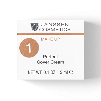 JANSSEN COSMETICS Крем-камуфляж тональный с высокой кроющей способностью, тон 01 / Perfect Cover Cream 5 мл, фото 3