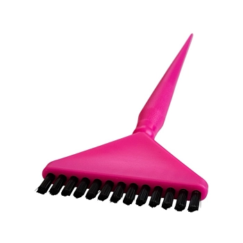 IWOU PROFESSIONAL Кисть для окрашивания волос, розовая, с короткой щетиной 60мм, фото 2