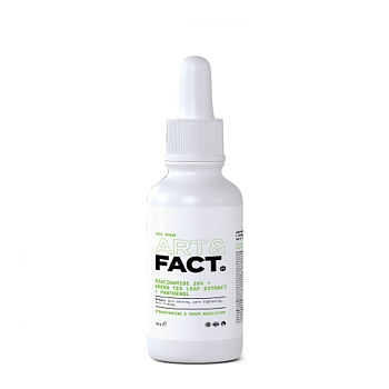 ART&FACT Сыворотка себорегулирующая для лица / Niacinamide 20%+GreeTeaLeaf Extract 30 мл, фото 1
