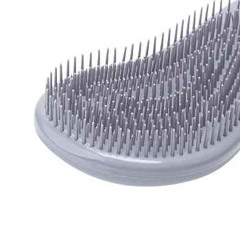 DEWAL BEAUTY Щетка массажная Прованс с пластиковым штифтом, большая ручка, лавандовая, фото 2