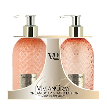 Набор для рук Нероли и амбра (крем-мыло 300 мл + лосьон 300 мл) Vivian Gray Set Gemstone Neroli & Amber