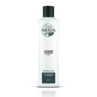 Шампунь очищающий для тонких натуральных, заметно редеющих волос, Система 2, 300 мл, NIOXIN