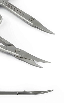 METZGER Ножницы для кожи изогнутые СS-2/2-D (CVD), фото 2