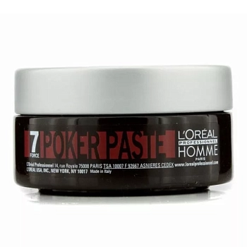 L'OREAL PROFESSIONNEL Паста моделирующая экстремально сильной фиксации Покер Паста 7, для мужчин / HOMME 75 мл, фото 3