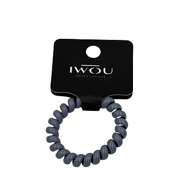 Резинка пружинка Глянец серо-голубая 1шт