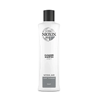 Шампунь очищающий для тонких натуральных волос, с намечающейся тенденцией к выпадению, Система 1, 300 мл, NIOXIN