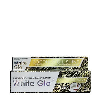 WHITE GLO Паста зубная отбеливающая с кокосовым маслом / White Glo 24 гр, фото 3