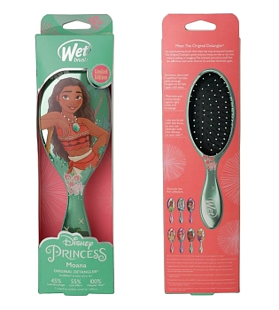 WET BRUSH Щетка для спутанных волос Дисней, Моана N / DISNEY PRINCESS WHOLEHEARTED MOANA TEAL, фото 3