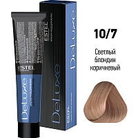 ESTEL PROFESSIONAL 10/7 краска для волос, светлый блондин коричневый / DE LUXE 60 мл, фото 2