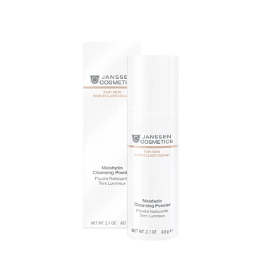 JANSSEN COSMETICS Пудра очищающая осветляющая / Melafadin Cleansing Powder FAIR SKIN 60 г