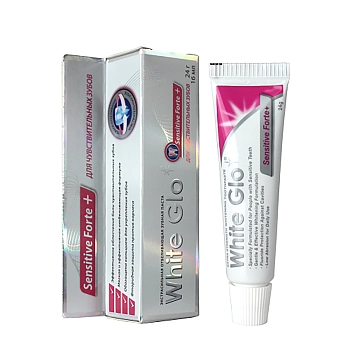 WHITE GLO Паста зубная отбеливающая для чувствительных зубов / White Glo 24 гр, фото 2