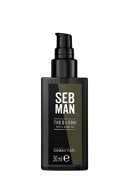 SEB MAN Масло для ухода за волосами и бородой / THE GROOM 30 мл
