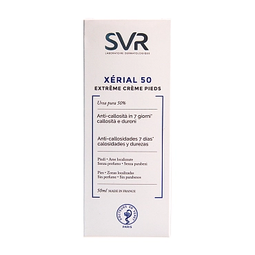SVR Крем размягчающий против мозолей и натоптышей для ног / Xerial 50 50 мл