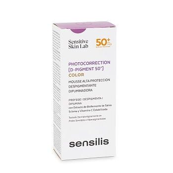 SENSILIS Мусс тонирующий для кожи склонной к гиперпигментации SPF50+ / High Protection Depigmenting and Blurring Mousse 40 мл, фото 2