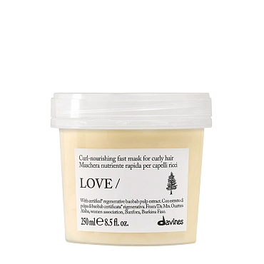 DAVINES SPA Маска-экспресс для кудрявых и вьющихся волос / LOVE Curl fast mask 250 мл, фото 1