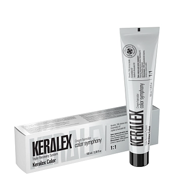KERALEX 9.0 крем-краска, светлый блондин натуральный / KERALEX hair color Light Blonde Natural 100 мл, фото 2