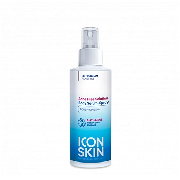 ICON SKIN Сыворотка-спрей для проблемной кожи / Re: Program Acne Free Solution 100 мл, фото 4