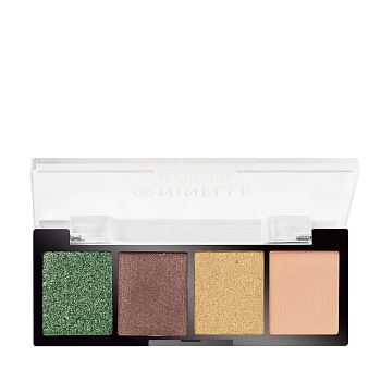 NINELLE Тени для век 4 оттенка, №506 сияющий зеленый / LA MIRADA 3,3 гр, фото 2