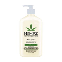 HEMPZ Молочко увлажняющее для тела Чувствительная кожа / Sensitive Skin Herbal Moisturizer 500 мл, фото 1