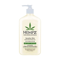 Молочко увлажняющее для тела Чувствительная кожа / Sensitive Skin Herbal Moisturizer 500 мл, HEMPZ
