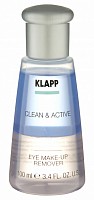 Средство для снятия макияжа с глаз / CLEAN & ACTIVE 100 мл, KLAPP