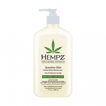HEMPZ Молочко увлажняющее для тела Чувствительная кожа / Sensitive Skin Herbal Moisturizer 500 мл