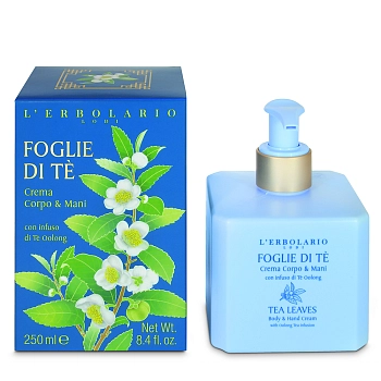 LERBOLARIO Крем для тела и рук с экстрактом чая / Tea Leaves Body and Hand Cream 250 мл, фото 2