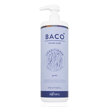 KAARAL Кондиционер-стабилизатор цвета для волос / BACO CONDITIONER Post Color pH 3.5 LT1 1000 мл, фото 1