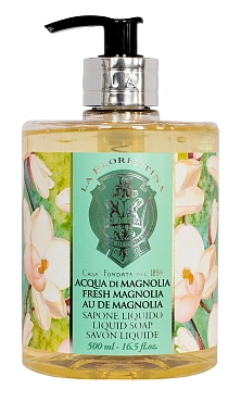 LA FLORENTINA Мыло натуральное жидкое, свежая магнолия / Fresh Magnolia 500 мл