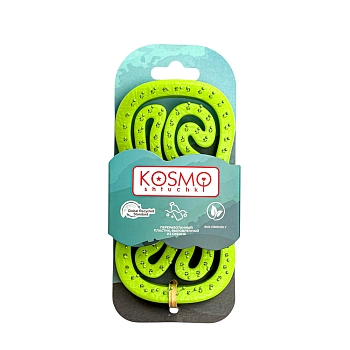 KOSMO SHTUCHKI Расческа KosmoShtuchki компактная без ручки кувшинка, цветной микс, фото 4