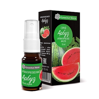 КРЫМСКИЕ МАСЛА Масло ароматическое, арбуз, спрей / Крымские масла 10 мл, фото 2