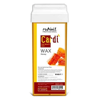 RUNAIL Воск для депиляции, цветочный мед / Cardi 100 мл, фото 2