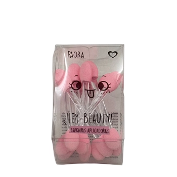 Аппликаторы HEY BEAUTY! розовые 10шт
